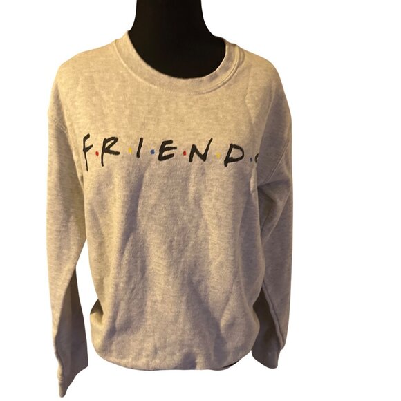 Friends gray size small crew neck  sweatshirt - Picture 3 of 5